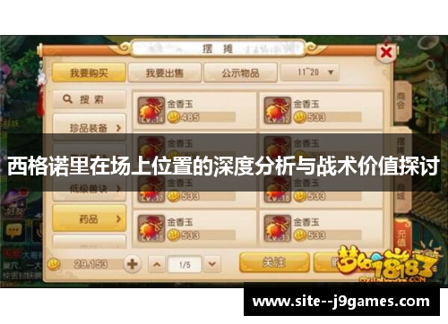 西格诺里在场上位置的深度分析与战术价值探讨